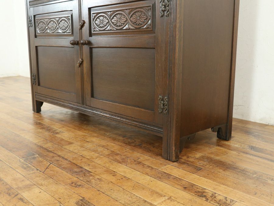 イギリスアンティーク家具カップボード 59690