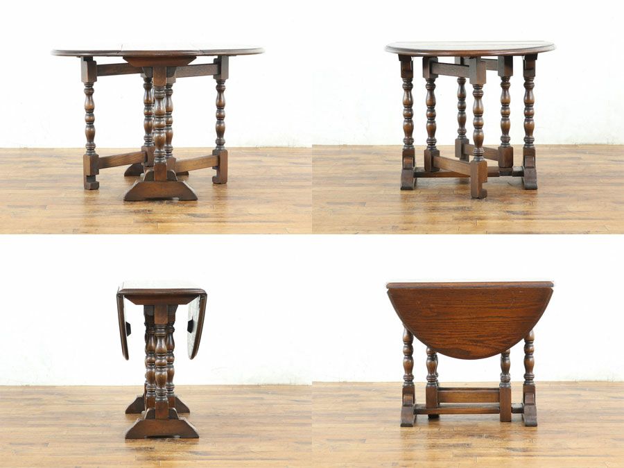 アンティーク　ミニゲートレッグテーブル 59576