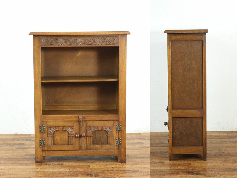 アンティーク家具オープンブックケース 59633