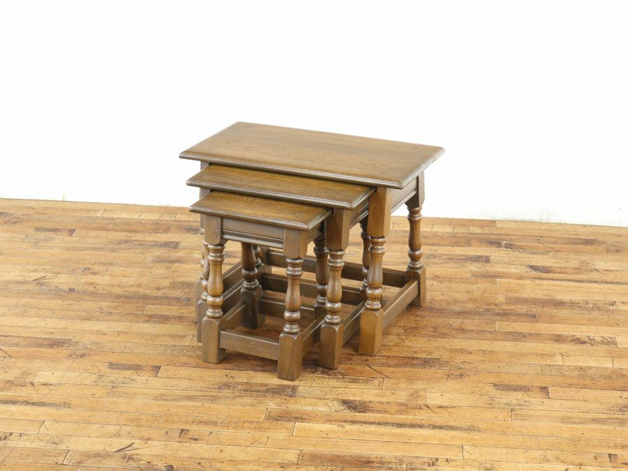 イギリスアンティーク家具ネストテーブル 59542