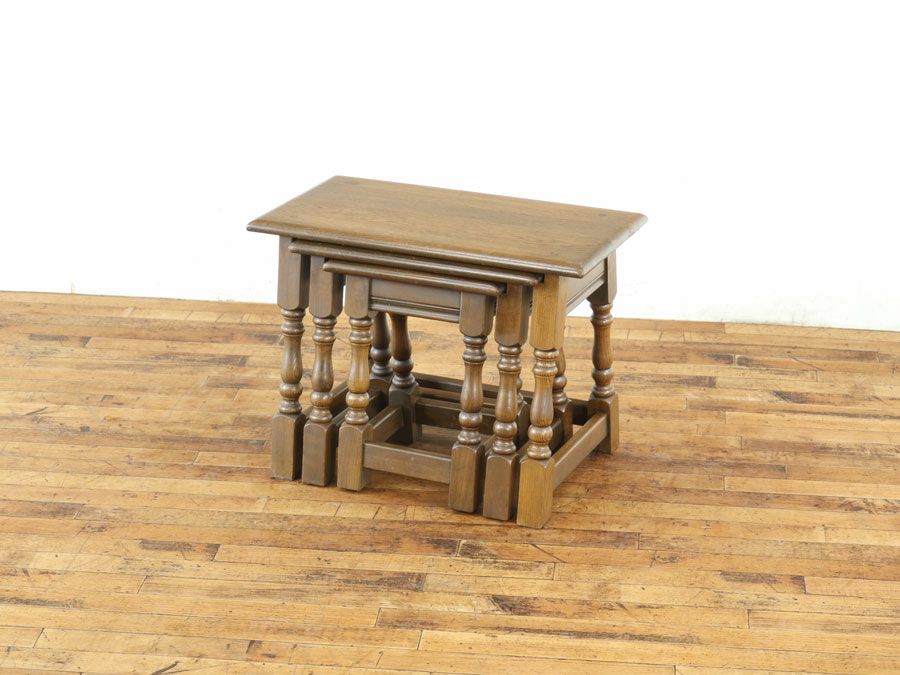 イギリスアンティーク家具ネストテーブル 59542