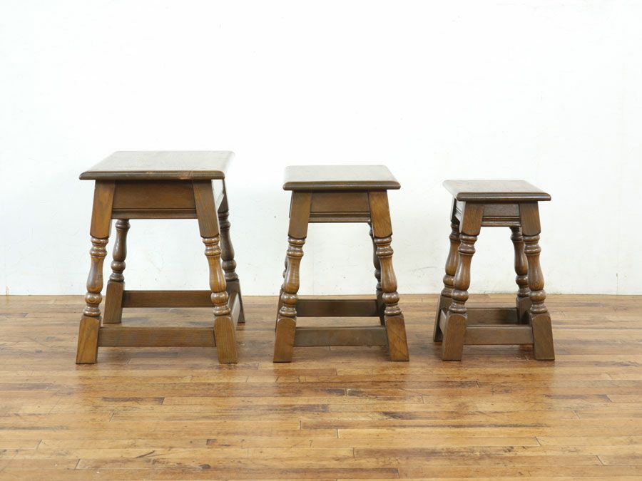 イギリスアンティーク家具ネストテーブル 59542