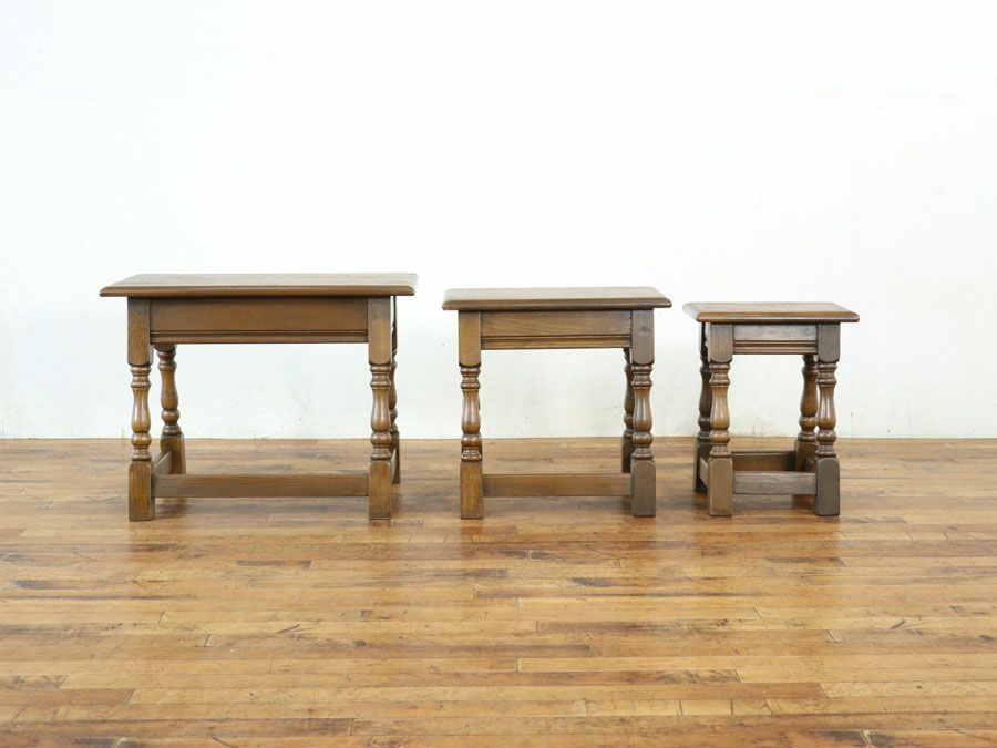 イギリスアンティーク家具ネストテーブル 59542