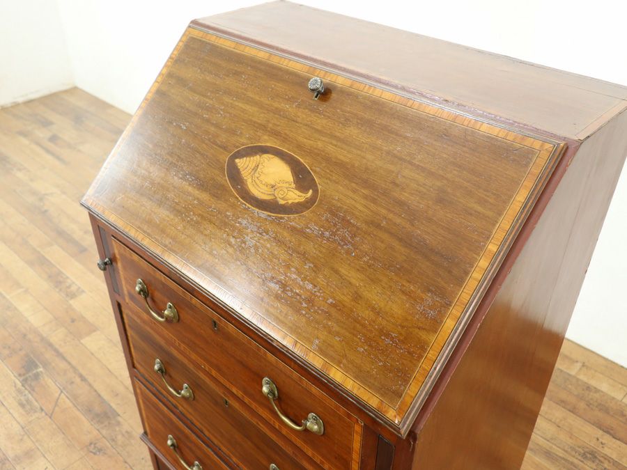 イギリスアンティーク家具ビューロー 59724