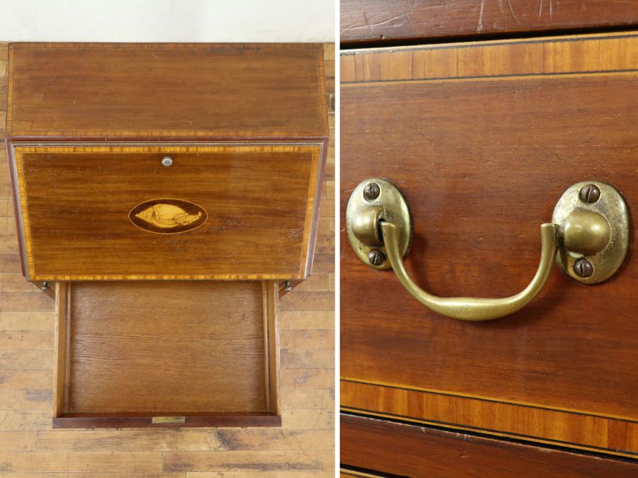 イギリスアンティーク家具ビューロー 59724