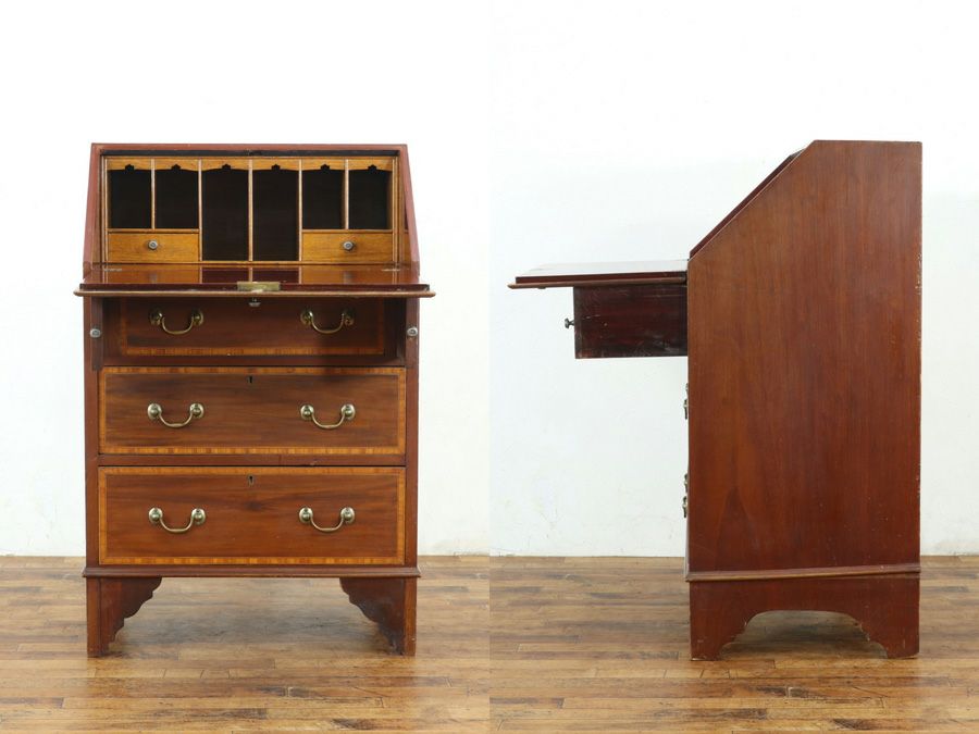 イギリスアンティーク家具ビューロー 59724