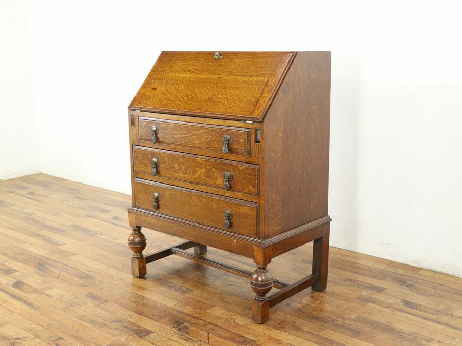 アンティーク家具ライティングビューロー 59596