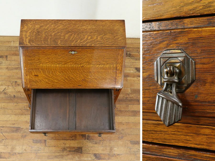 アンティーク家具ライティングビューロー 59596