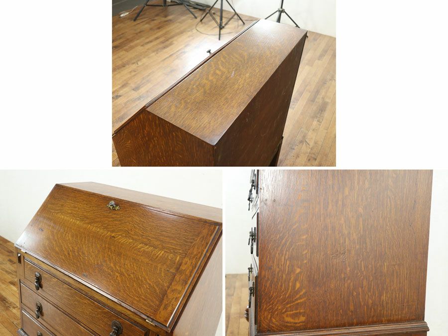 アンティーク家具ライティングビューロー 59596