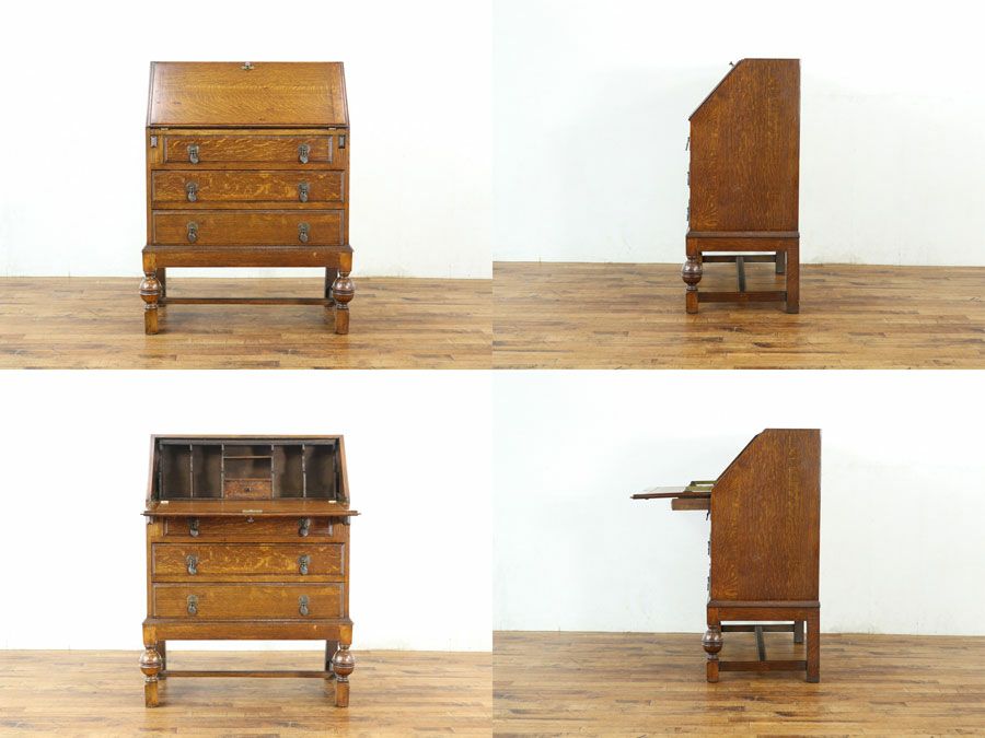 アンティーク家具ライティングビューロー 59596
