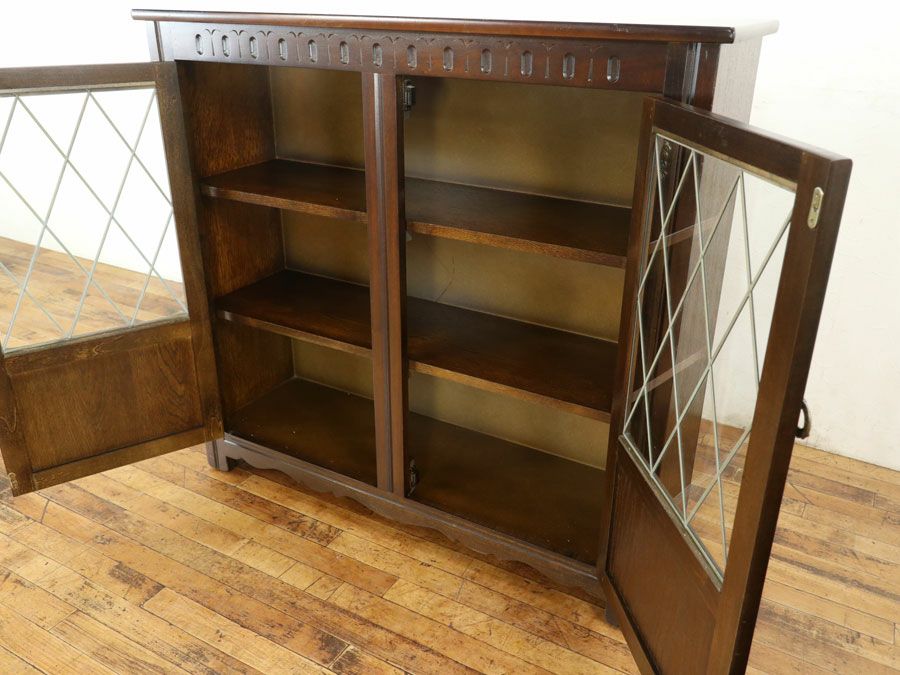 イギリスアンティーク家具ブックケース 59730