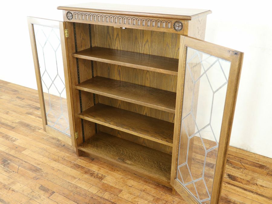 イギリスアンティーク家具ブックケース 59728