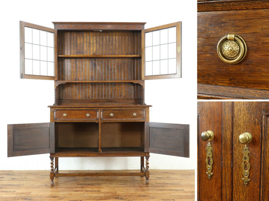 イギリスアンティーク家具カップボード 59714