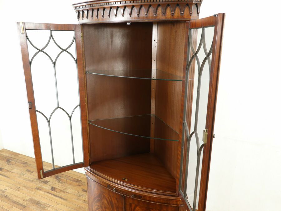 イギリス家具コーナーキャビネット 59554