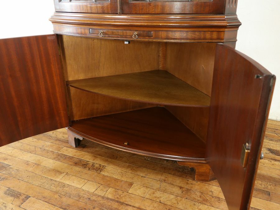 イギリス家具コーナーキャビネット 59554