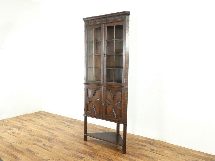 イギリス家具コーナーキャビネット 59736