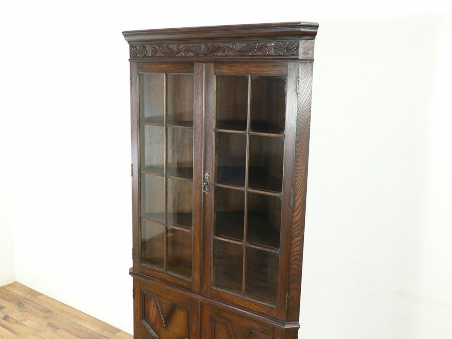 イギリス家具コーナーキャビネット 59736