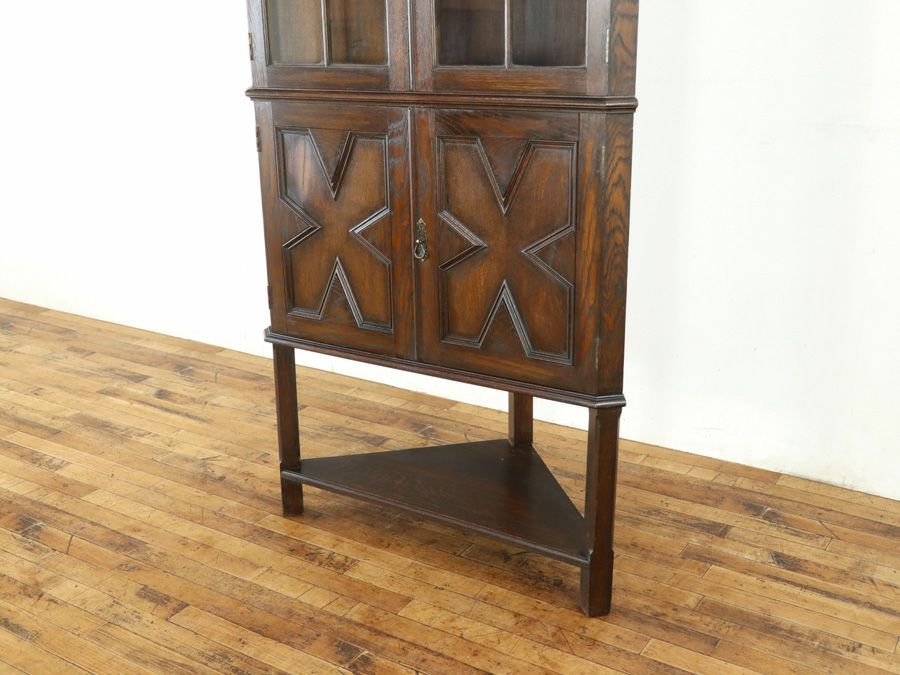 イギリス家具コーナーキャビネット 59736