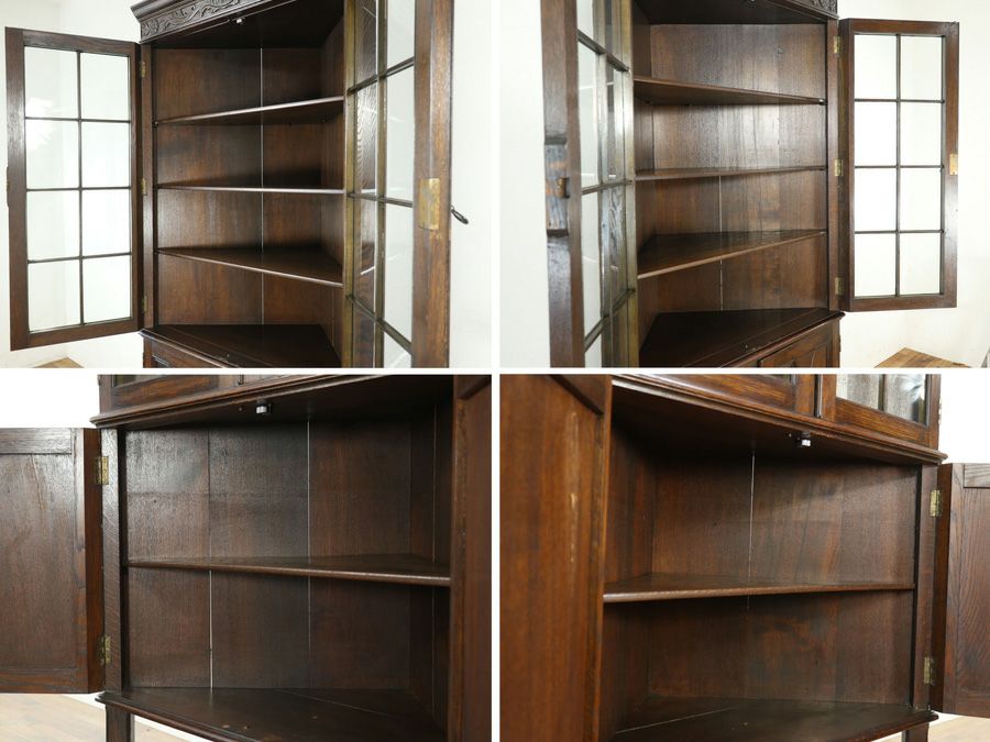 イギリス家具コーナーキャビネット 59736