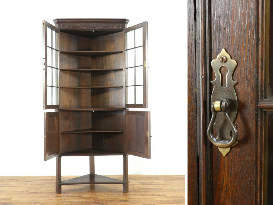 イギリス家具コーナーキャビネット 59736