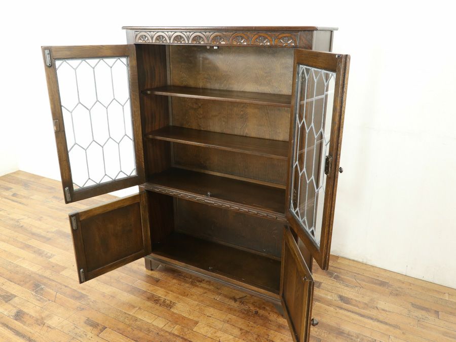 イギリスアンティーク家具ブックケース 59635