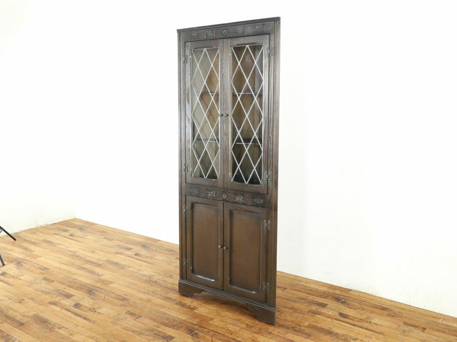 イギリス家具コーナーキャビネット 59557