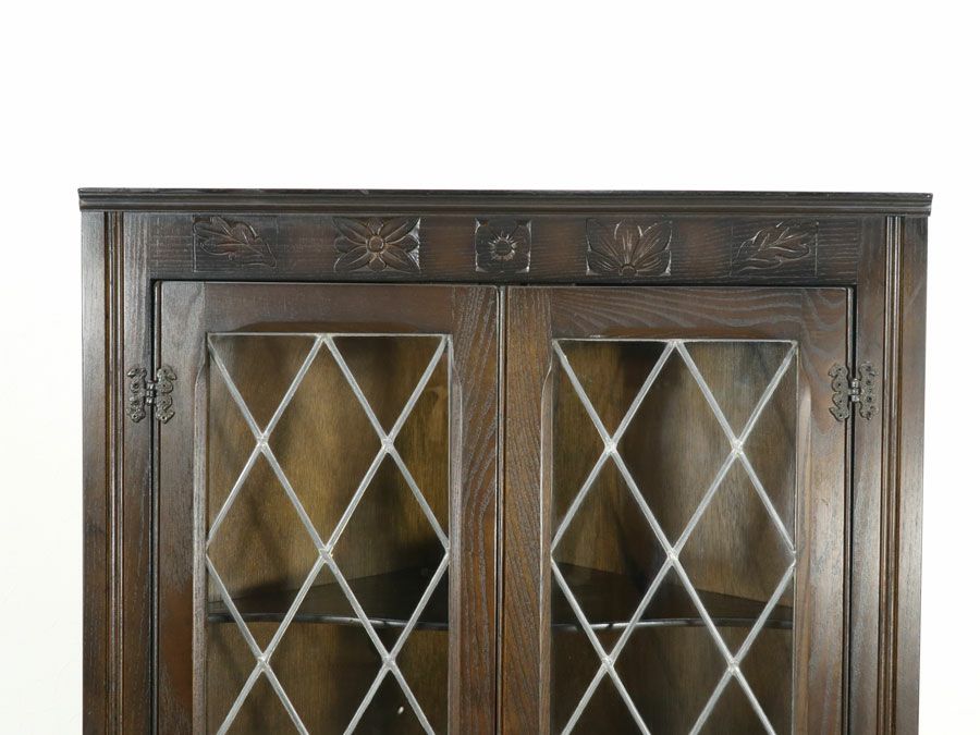 イギリス家具コーナーキャビネット 59557