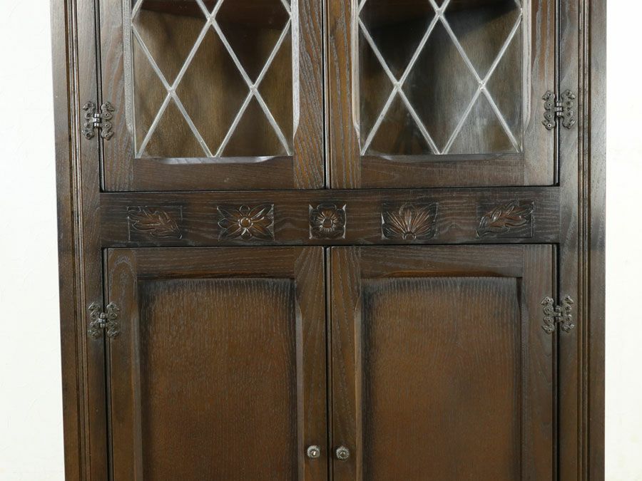 イギリス家具コーナーキャビネット 59557