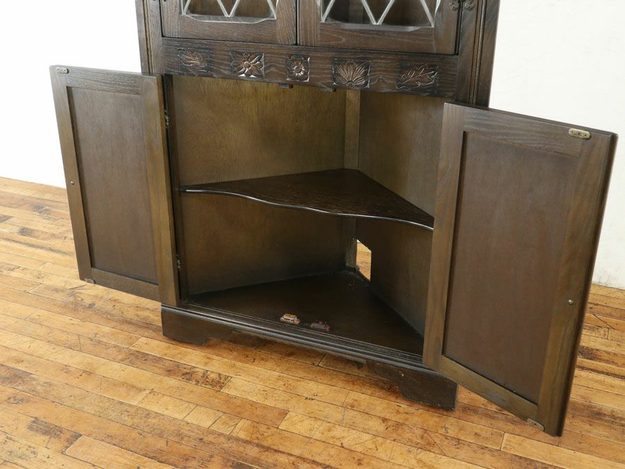 イギリス家具コーナーキャビネット 59557