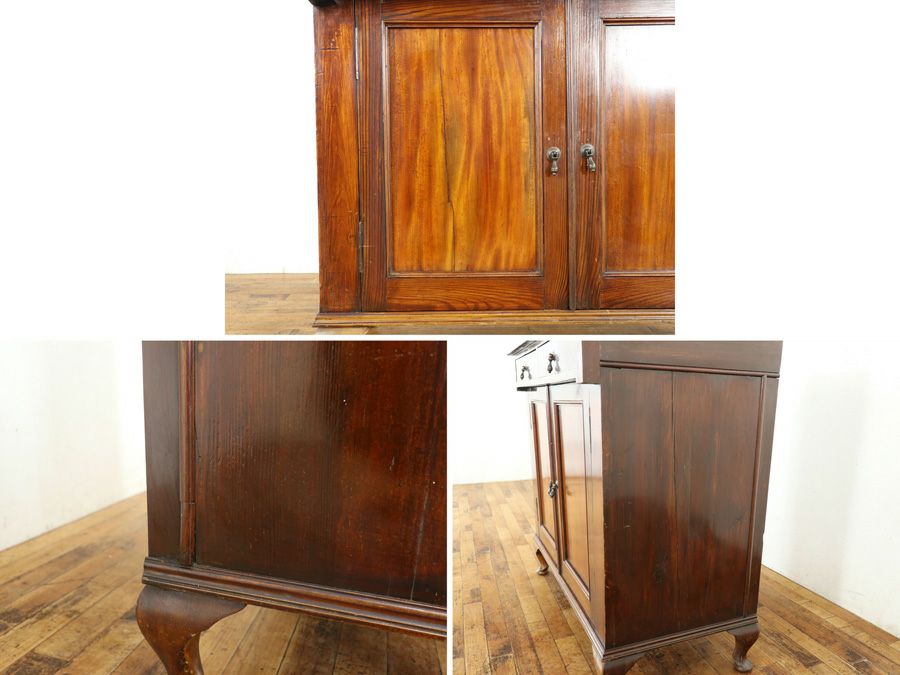 イギリスアンティーク家具キャビネット 59725