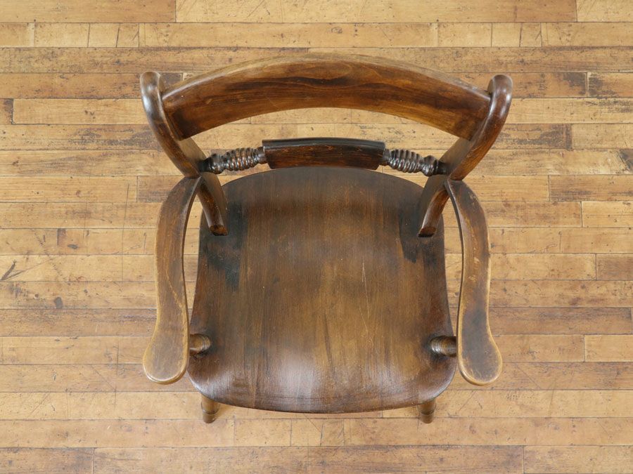 イギリスアンティーク家具アームチェア 59607a