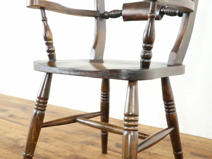 イギリスアンティーク家具アームチェア 59607a