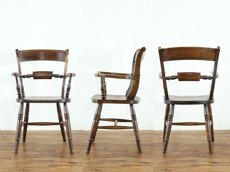 イギリスアンティーク家具アームチェア 59607b