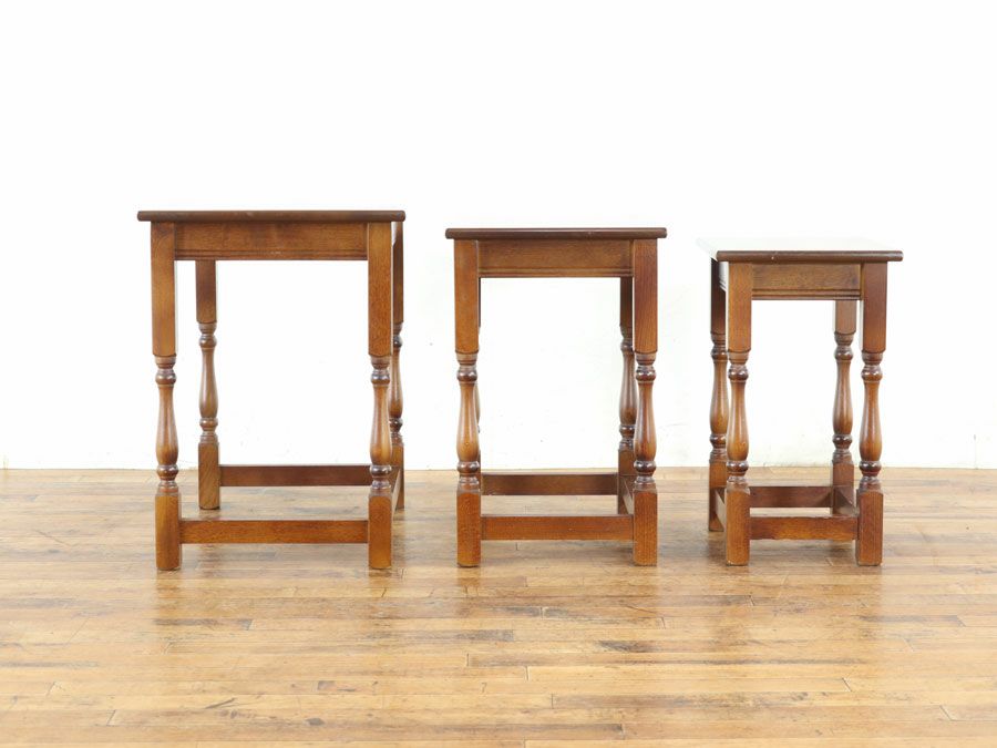 イギリスアンティーク家具ネストテーブル 59570