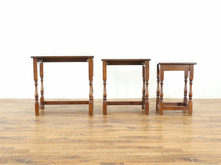 イギリスアンティーク家具ネストテーブル 59570