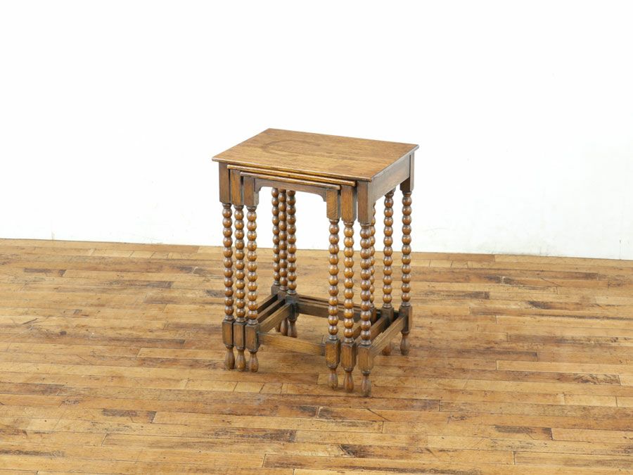 イギリスアンティーク家具ネストテーブル 59657