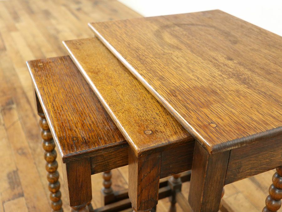 イギリスアンティーク家具ネストテーブル 59657