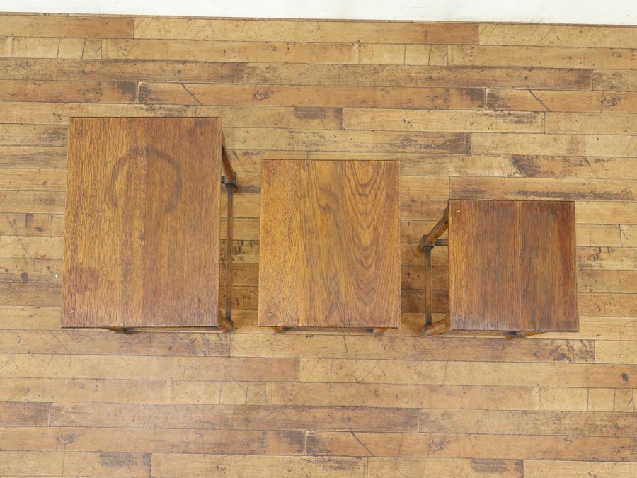 イギリスアンティーク家具ネストテーブル 59657