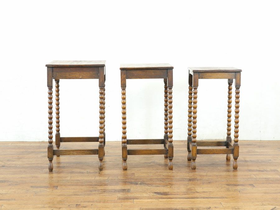 イギリスアンティーク家具ネストテーブル 59657