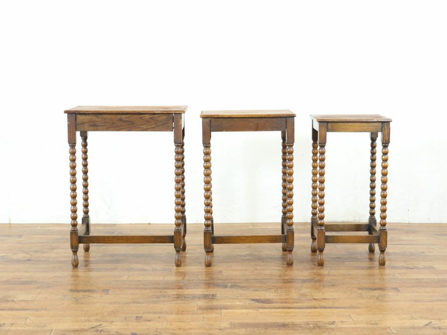 イギリスアンティーク家具ネストテーブル 59657