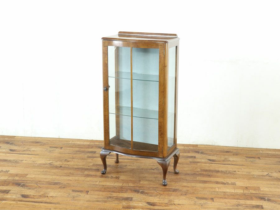 アンティーク家具 張替済ショーケース 59597