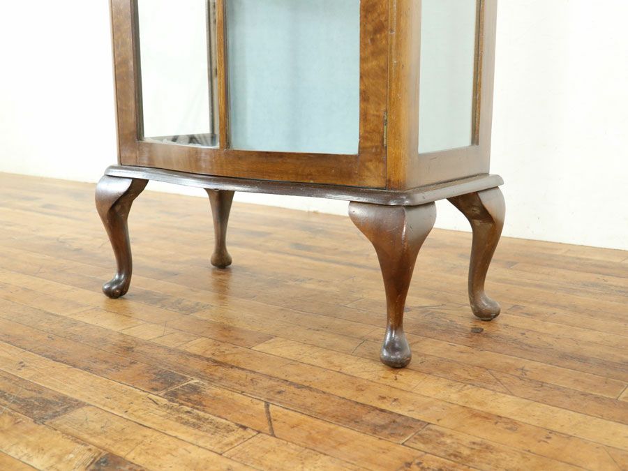 アンティーク家具 張替済ショーケース 59597