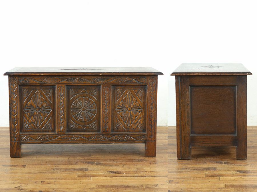 イギリスアンティーク家具コファー 59534