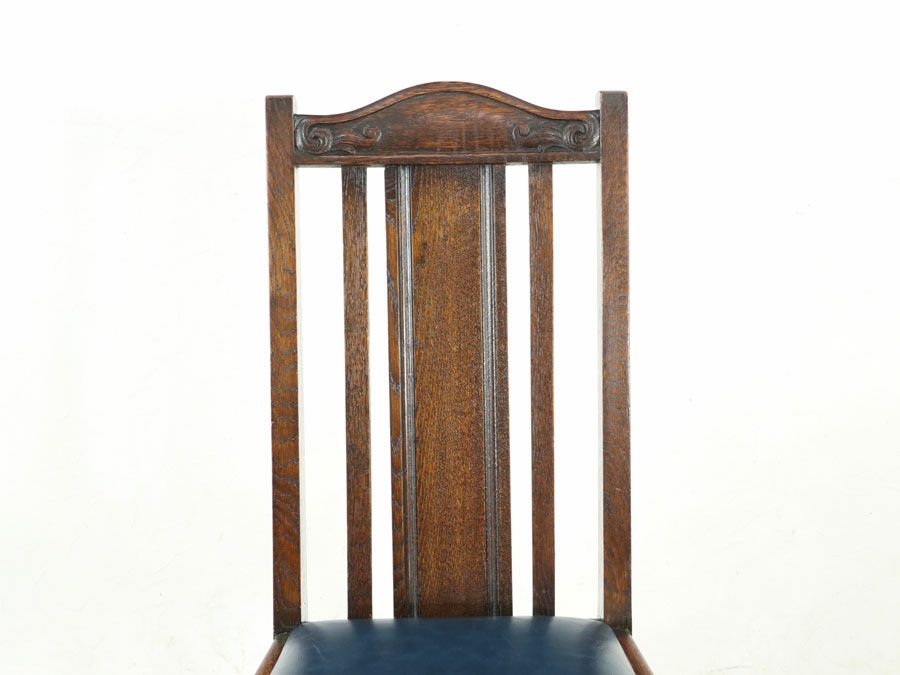 丹念に造られた椅子、イギリスアンティーク ダイニングチェア 59779