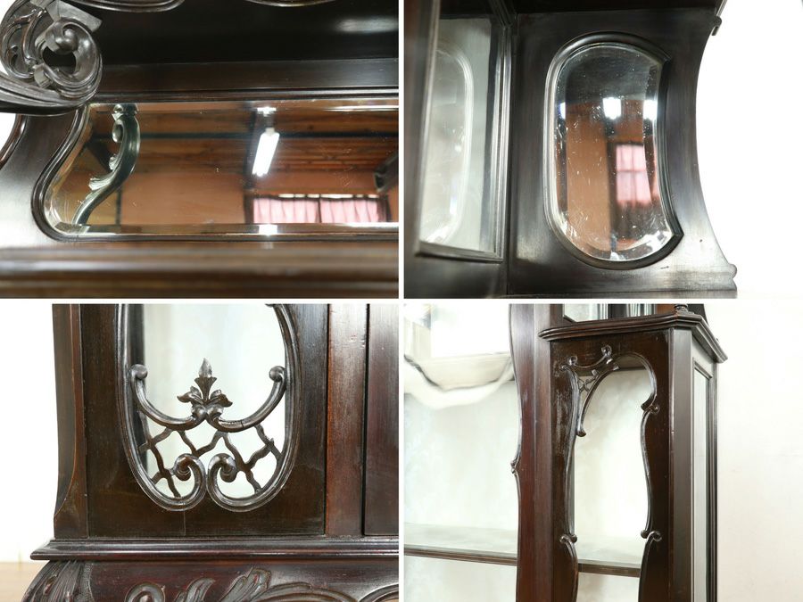 イギリスアンティーク キャビネット 59866