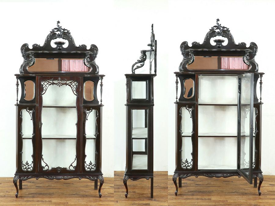 イギリスアンティーク キャビネット 59866