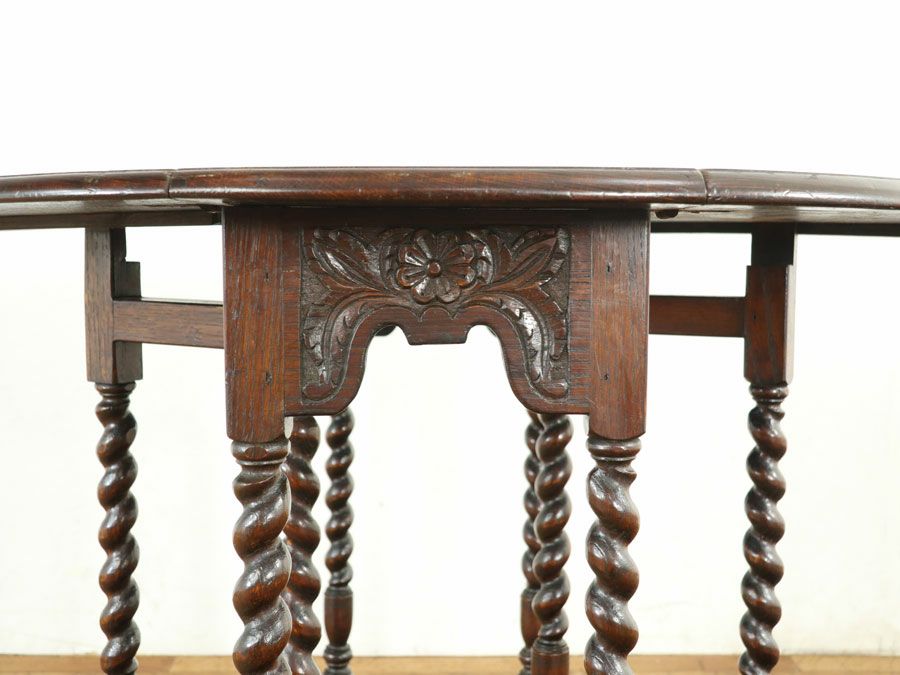 アンティーク家具ゲートレッグテーブル 59852