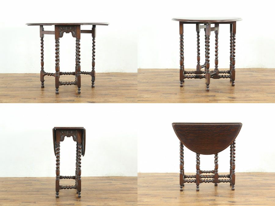 アンティーク家具ゲートレッグテーブル 59852