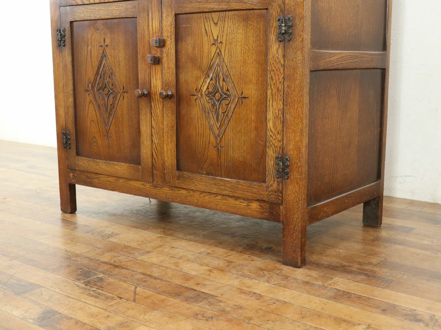 イギリスアンティーク家具カップボード 59666