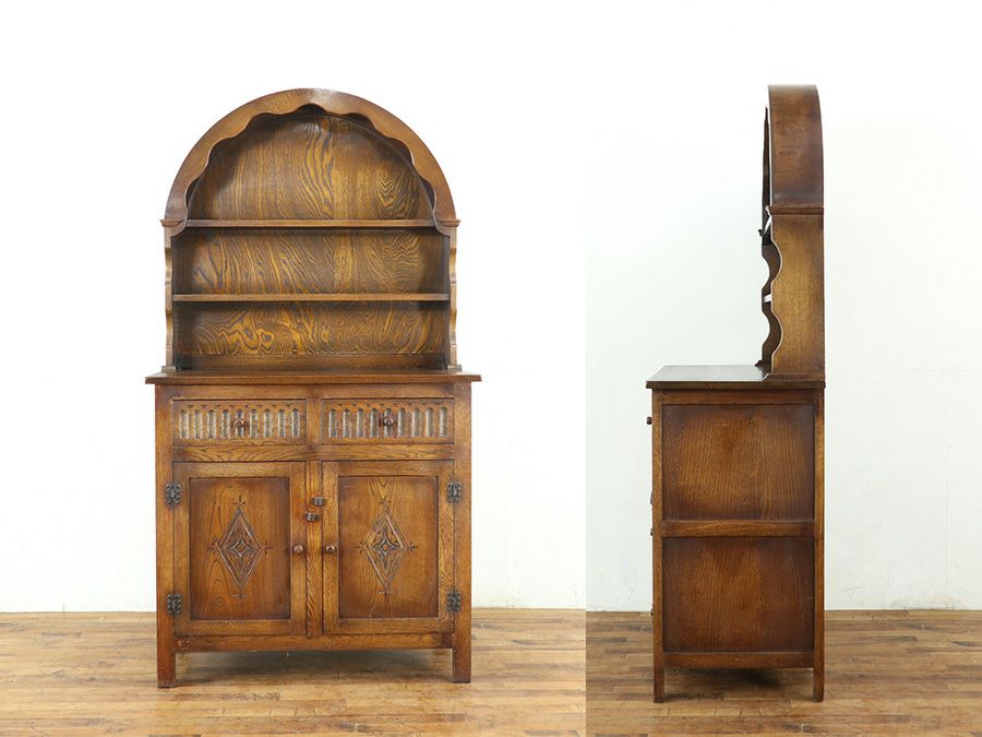 イギリスアンティーク家具カップボード 59666